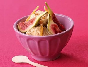Recette Crème glacée figues, miel et gingembre
